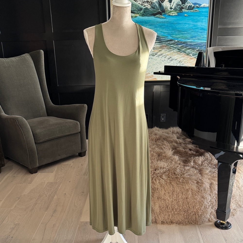 Banana Republic Olive Green Maxi Dress